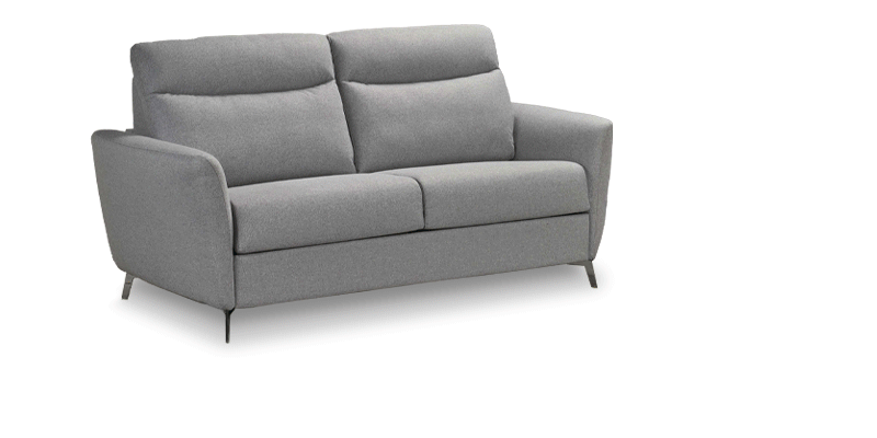 Divano 3 posti con letto (materasso con aloe 140x190x16 cm), in tessuto fastclean.